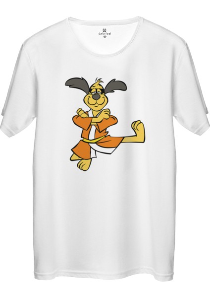 Çakılap Hong Kong Phooey Baskılı Tişört Unisex, Premium Kalite (Rgl-Çf)
