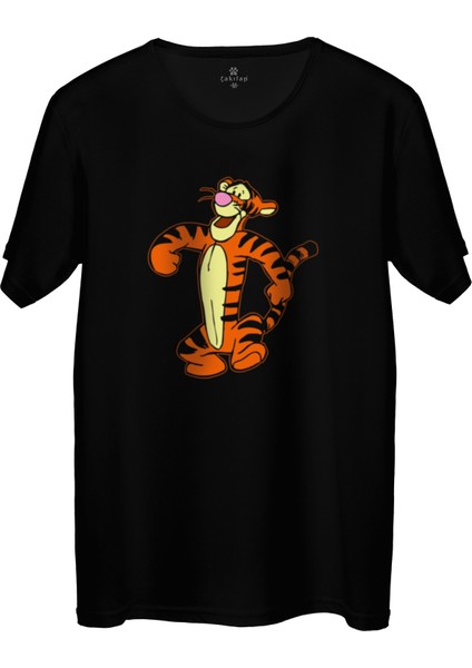 Çakılap Tigger Baskılı Tişört Unisex, Premium Kalite (Rgl-Çf)