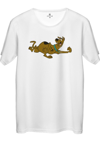 Çakılap Scooby Doo Baskılı Tişört Unisex, Premium Kalite (Rgl-Çf)