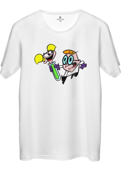 Çakılap Dexter Baskılı Tişört Unisex, Premium Kalite (Rgl-Çf)