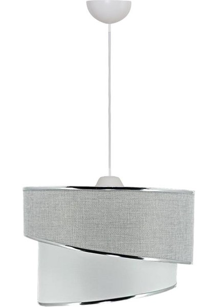 Barok Stil Pasta Avize Gold Şeritli Gri fırsatları