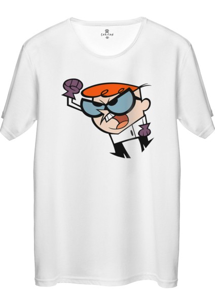 Çakılap Dexter Baskılı Tişört Unisex, Premium Kalite (Rgl-Çf)