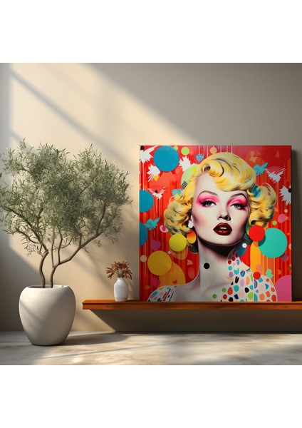Havalı Kanvas Duvar Sanatı: Popüler Kültür Patlaması - Havalı, Duvar Dekorasyonu, Ikonik Semboller, Havalı, 30X30 modelleri