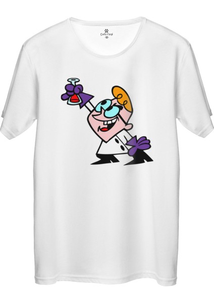 Çakılap Dexter Baskılı Tişört Unisex, Premium Kalite (Rgl-Çf)