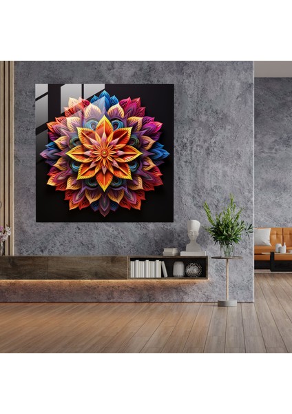 Kutsal Uyum - Cam Duvar Sanatı - Manevi, Duvar Dekorasyonu, Ev Dekorasyonu, Manevi, 30X30 fiyatları