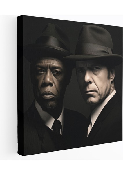 Pulp Fiction Duvar Dekorasyonu - Pulp Fiction, Kara Film Fotoğrafçılığı, Kanvas, Ucuz Roman, 30X30