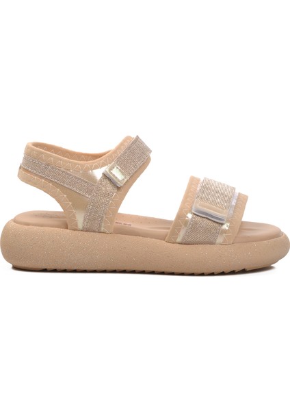 24-402-F Sedef Simli Kız Çocuk Sandalet