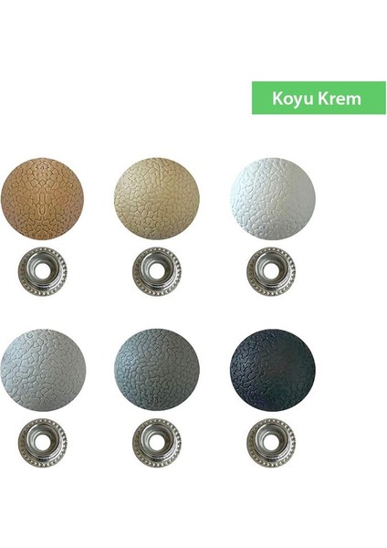 Shuıvan Vida Gizleyici Kapak Vida Kapağı 100'LÜ Paket - Koyu Krem