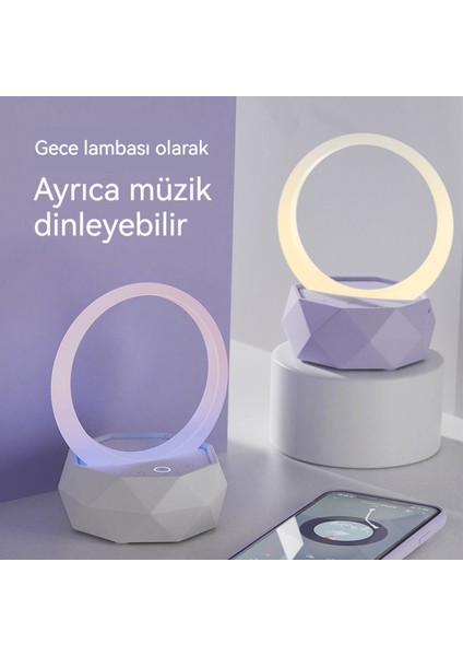 Yaratıcı Renkli Gece Lambası Bluetooth Hoparlör (Yurt Dışından)