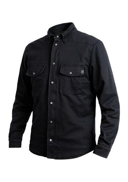 Siyah Korumalı Motosiklet Ceketi