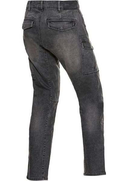 Korumalı Dark Grey Motosiklet Pantolonu MJD5006