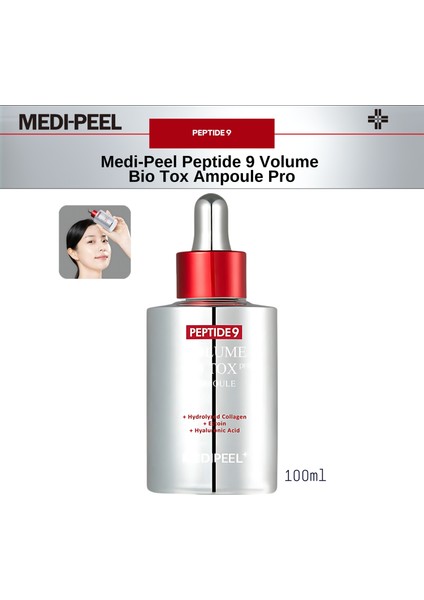 Medi-Peel Peptide 9 Volume Bio Tox Pro Yaşlanma Karşıtı, Kırışık Ve Sıkılaştırıcı Etkili Ampul 100ml.