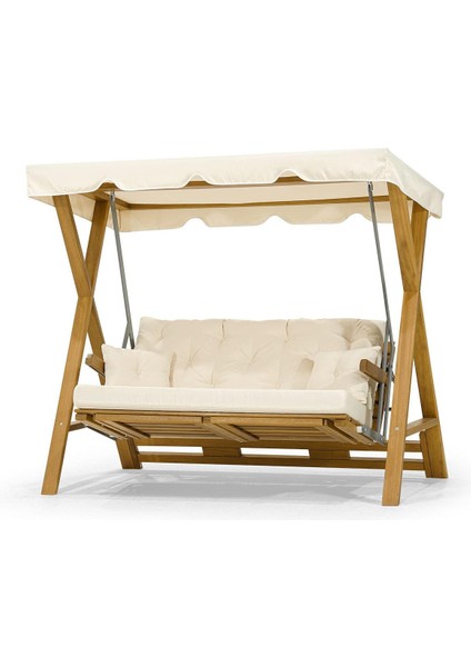 Ahşap Bahçe Salıncağı Meda, Iroko, Yataksız
