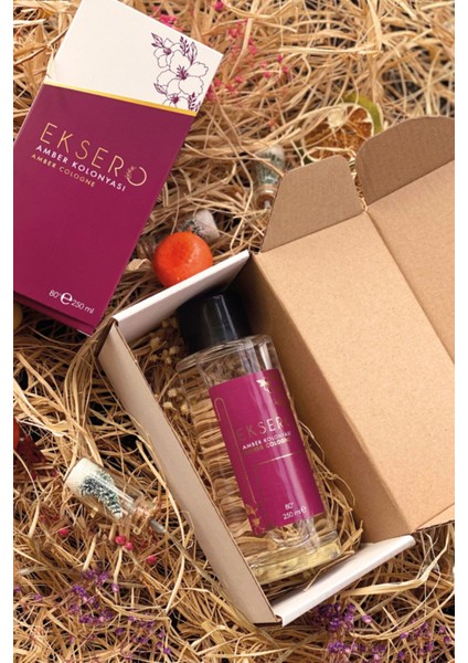 Eggden Eksero Amber Kolonyası (250 Ml) 80° Cam Şişe