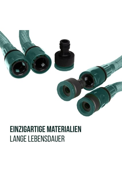 Esnek Bahçe Hortumu 30 Metre Bahçe Sulama Musluk Adaptörlü Esnek Hortum Yıkama Tabancası Hortum Set 8 Fonksiyonlu Sulama fiyatları