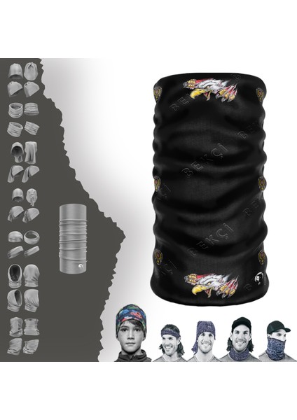 Bekçi Maske Baf Boyunluk Bandana