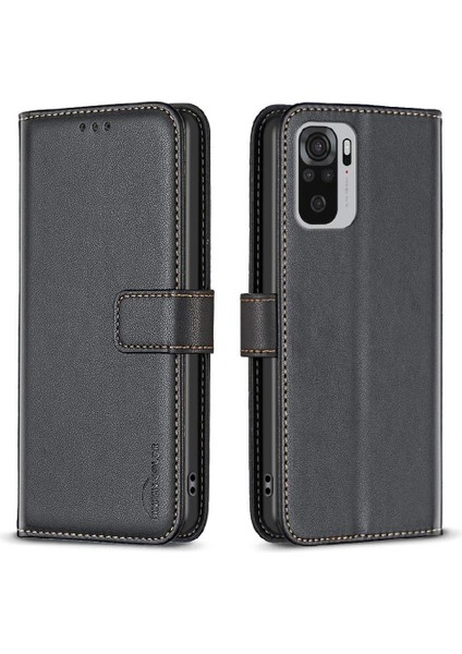 Xiaomi Redmi Not 10 Için Flip Case 4g Cüzdan Iş Çoklu Kart Yuvası Kılıf (Yurt Dışından) indirimleri