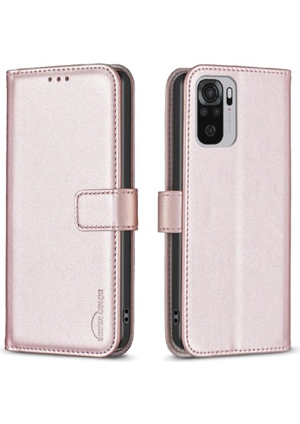 Xiaomi Redmi Not 10 Için Flip Case 4g Cüzdan Iş Çoklu Kart Yuvası Kılıf (Yurt Dışından)