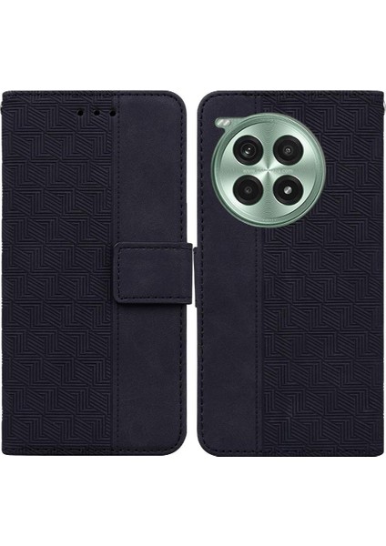 Oneplus Ace 3 Pro Flip Için Flip Case Folio Premium Pu Deri Cüzdan Kapak (Yurt Dışından)
