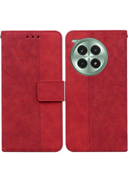 Oneplus Ace 3 Pro Flip Için Flip Case Folio Premium Pu Deri Cüzdan Kapak (Yurt Dışından)