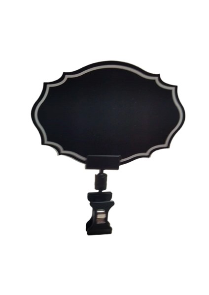 Siyah Pvc Fiyat Etiketleri Silinebilir, Yeniden Yazılabilir, Ayarlanabilir, 1 Adet Mandallı Pvc Levha, 8CMX12CM fiyatları