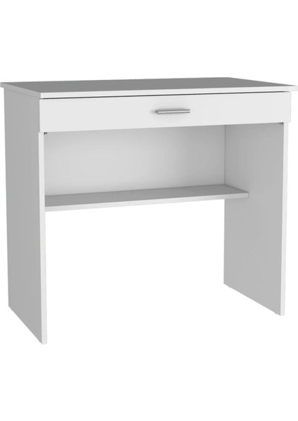 Mdf Çalışma Masası, Bilgisayar Masası, Kitaplıklı Çalışma Masası, Beyaz Ders Çalışma Masası