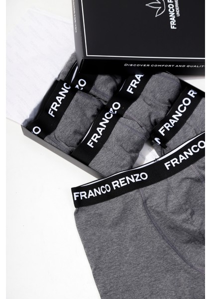 Erkek 6'lı Lüx Kutulu Pamuklu ve Likralı Boxer fırsatları