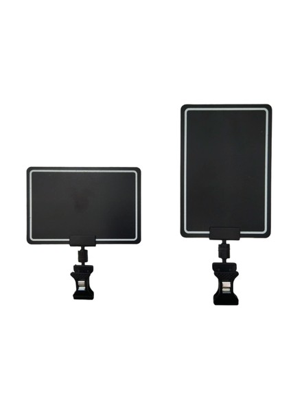 Siyah Pvc Fiyat Etiketleri Silinebilir, Yeniden Yazılabilir, Ayarlanabilir, 1 Adet Mandallı Pvc LEVHA,8CMX12CM fiyatları