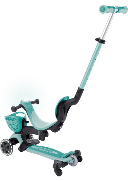 Go Up Baby 360 Işıklı Scooter - Koyu Mint