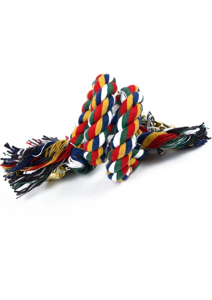 13X13X17CM Tarzı 50 cm Uzun Papağan Kuş Oyuncakları Evcil Kuş Papağan Ayakta Halat Kuş Kafesi Dekorasyon Tırmanma Oyuncakları Papağan Kuş Kafesi Oyuncakları Halat Zil (Yurt Dışından) modelleri