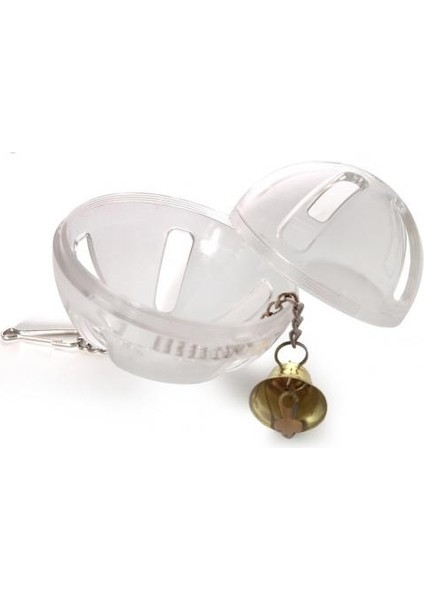 Zincir Stili Olmadan Evcil Hayvan Kuş Papağan Yemi Foraging Zil Zinciri Top Kafes Oyuncağı Asma Kafes Dekor Oyuncağı Kemirme Oyuncağı Foraging Zil Kuş Oyuncağı (Yurt Dışından)