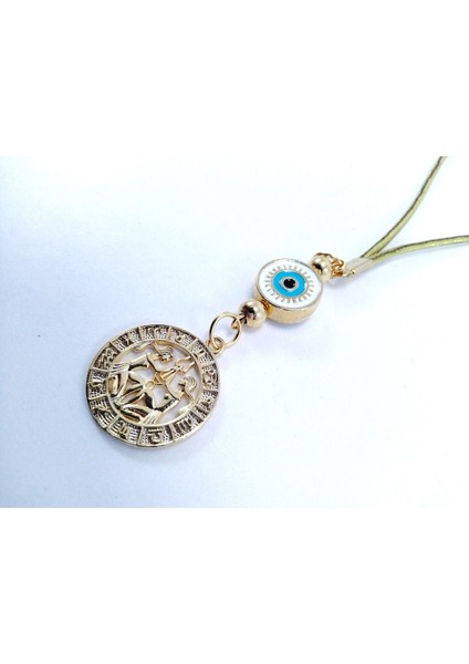 Altın Kaplama Ikizler Burcu Nazar Boncuğu Araba Dikiz Ayna Süsü Lüks Yeni Araba Hediyesi fırsatları