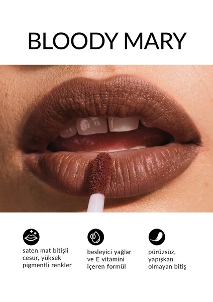 Ultra Colour Ultra Likit Mat Ruj Bloody Mary 7 ml