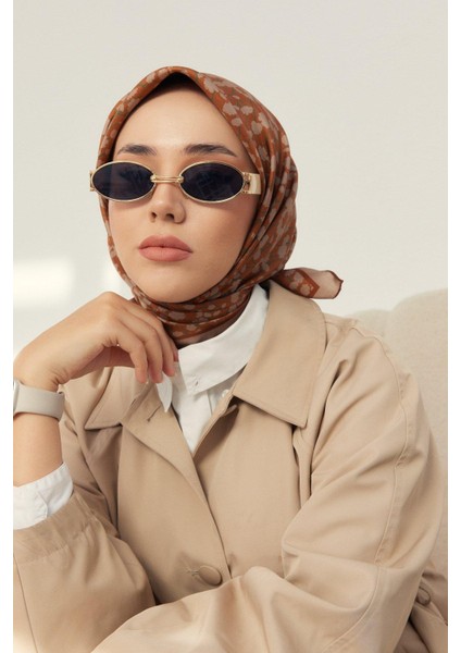 Twill Ipek Eşarp - 11412-32 Bakır Vizon fırsatları