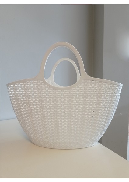 Piknik-Pazar-Plaj-Hobi Örme Plastik El Çantası modelleri