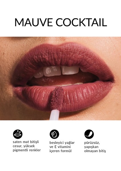 Ultra Colour Ultra Likit Mat Ruj Mauve Cocktail 7 ml