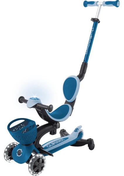 Go Up Baby 360 Işıklı Scooter - Pastel Mavi