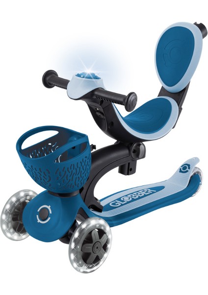 Go Up Baby 360 Işıklı Scooter - Pastel Mavi