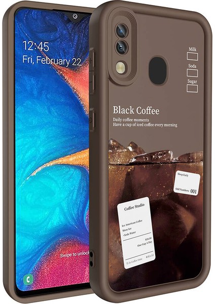 Galaxy A20 Kılıf Kamera Korumalı Baskılı Arka Yüzey Klas Kapak