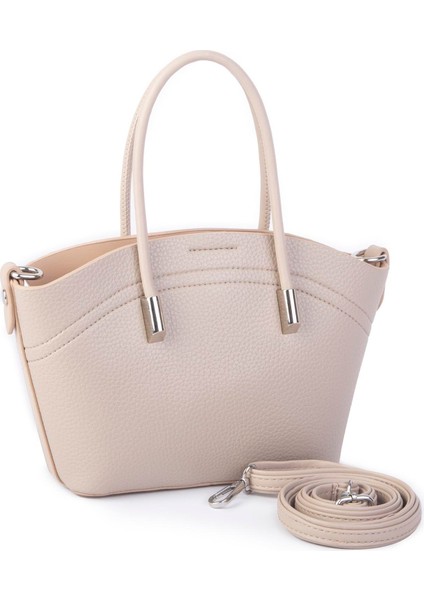 Kadın Mini Sepet Çanta El ve Çapraz Çanta Kum Lopez ( 20X18CM) fiyatları