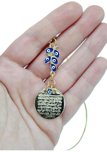 Metal Ayetel Kürsi Nazar Salkım Nazar Boncuğu Araba Dikiz Ayna Süsü El Yapımı Lüks Aksesuar fiyatları