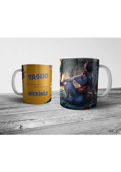 League Of Legends (Lol) Yasuo Kişiye Özel Isimli Kupa Bardak fiyatları