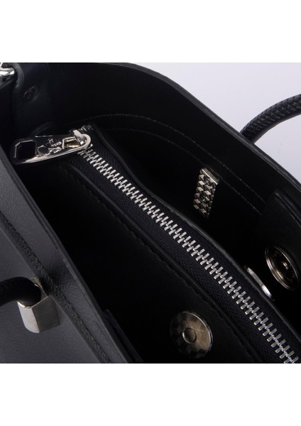 Kadın Mini Sepet Çanta El ve Çapraz Çanta Siyah Golf ( 20x18cm) modelleri