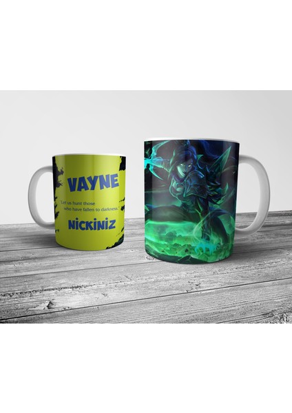 League Of Legends (Lol) Vayne Kişiye Özel Isimli Kupa Bardak fiyatları