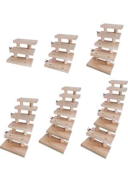 3 Merdiven Stili Hamster Merdiven Oyuncakları Katmanlar Ahşap Merdiven Kuş Papağan Oyuncak Tırmanma Merdivenleri Evcil Hayvan Oyuncak Hediye Evcil Kafes Aksesuarları (Yurt Dışından)