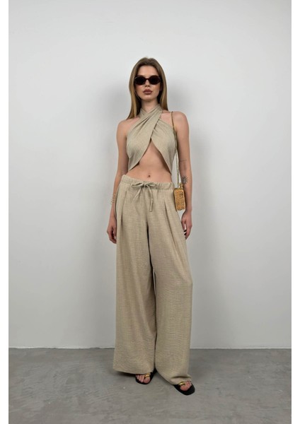 Çapraz Bağlamalı Keten Crop