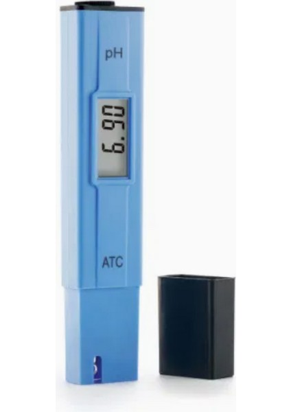 Atc Özellikli Dijital Ph Metre Su Ölçüm Cihazı Test Aralığı 0.00-14.00 Kalibrasyon Sıvısı ve Tozları Ile Birlikte