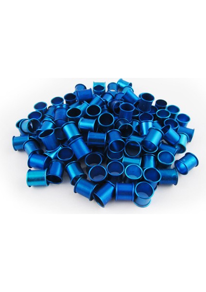 Mavi Stil 8mm Kuş Alüminyum Ayak Halkaları Güvercin Tanımlama Yarış Ayak Halkaları Açık Hava Uçuş Eğitim Malzemeleri (Yurt Dışından)