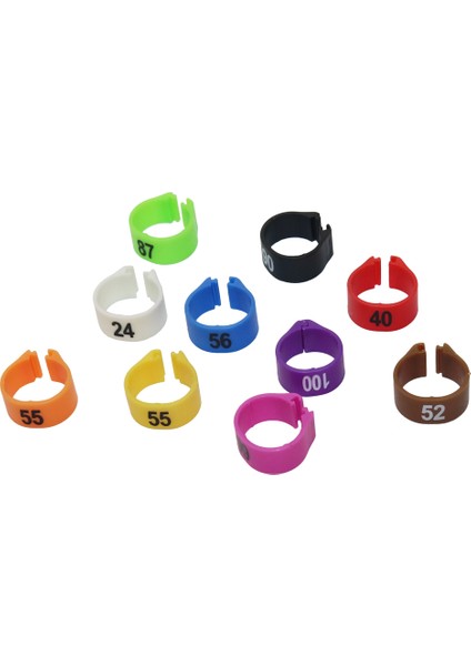 Yeşil Stil 1.2cm Çiftlik Tavuk Bacak Iç Çapı Dijital Kuş Ayak Halkası Güvercin Ördek Kaz 10 Renk Kuş Malzemesi (Yurt Dışından) fırsatları