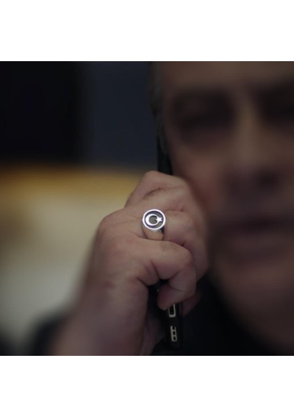 Teşkilat Dizisi Lisanslı Türkün Gücü Yüzüğü (Üçüncü Sezon Erkek 925 Ayar Gümüş Ay Yıldızlı) fiyatları